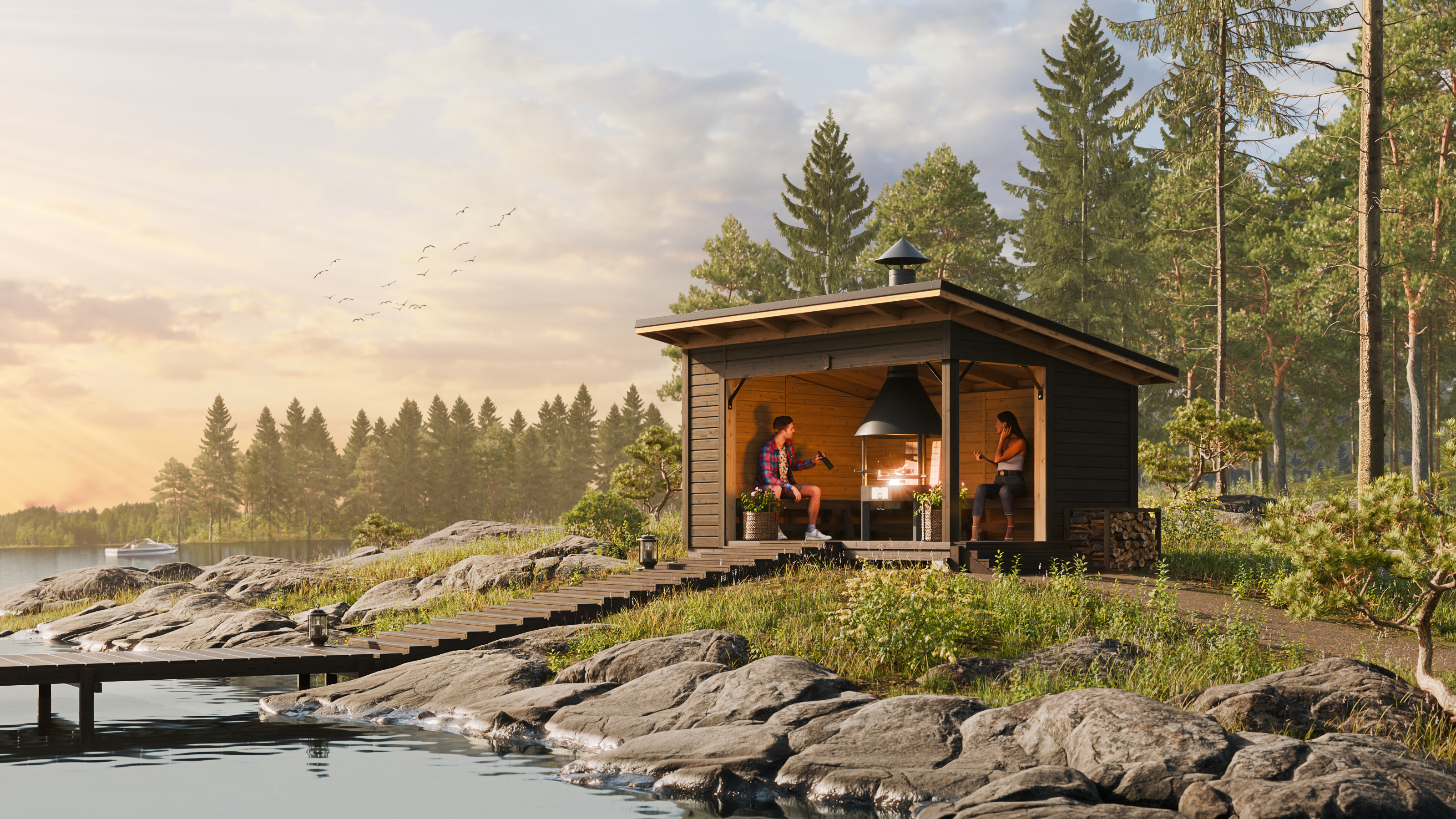 BWE Laavut ja grillikatokset